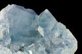 Sky Blue Celestine (Celestite) Crystal Cluster - Madagascar #157577-1